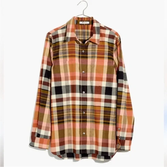 Classic Ex-Boyfriend Shirt in Seconda Plaid Size Large - Picture 2 of 8